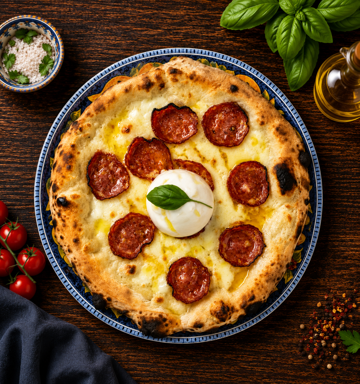 Neapolitanische Pizza L'antica bei L'Antica Pizzeria Napoletana Stuttgart